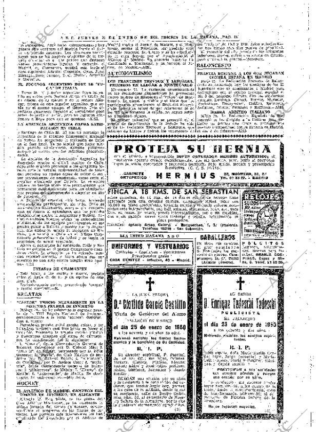 ABC MADRID 26-01-1950 página 22