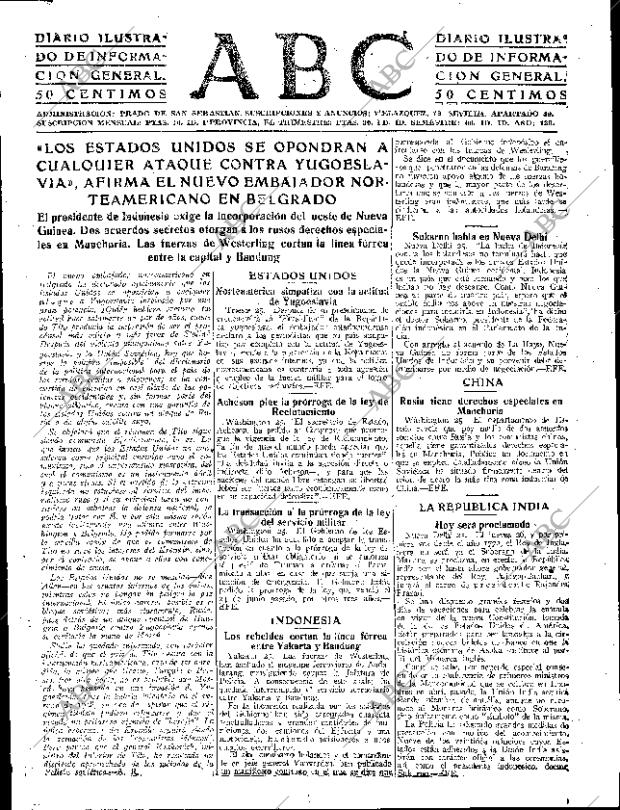 ABC SEVILLA 26-01-1950 página 5