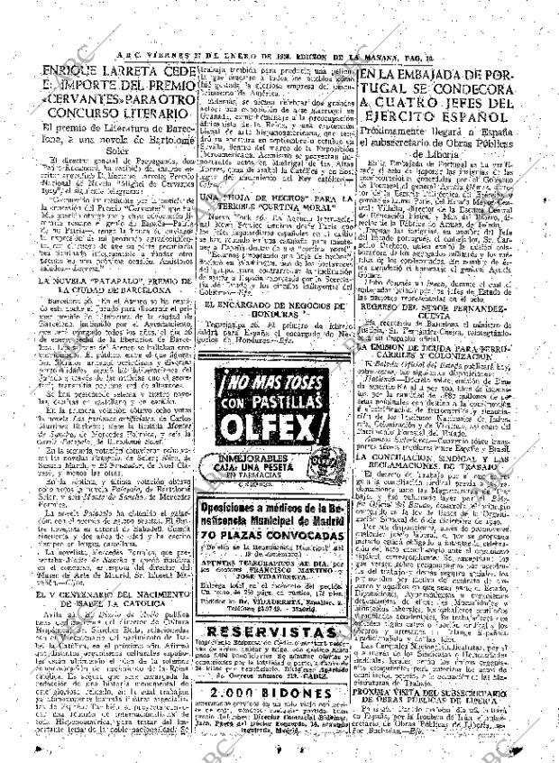 ABC MADRID 27-01-1950 página 10