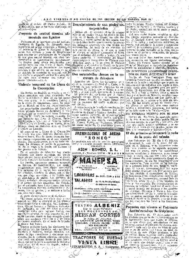 ABC MADRID 27-01-1950 página 12