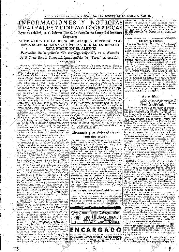 ABC MADRID 27-01-1950 página 19