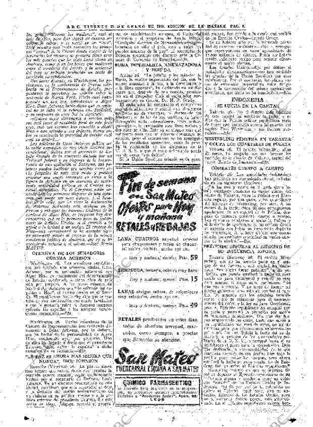 ABC MADRID 27-01-1950 página 8