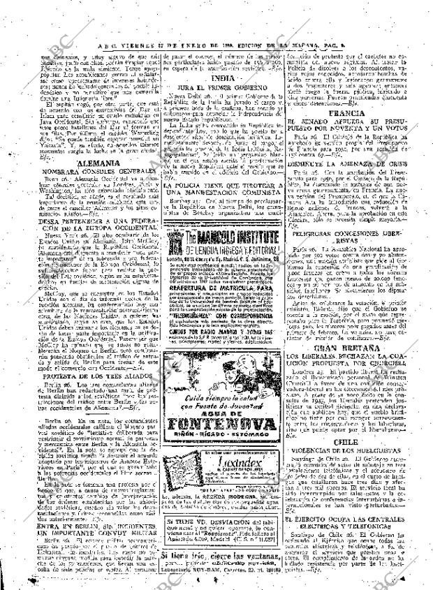 ABC MADRID 27-01-1950 página 9