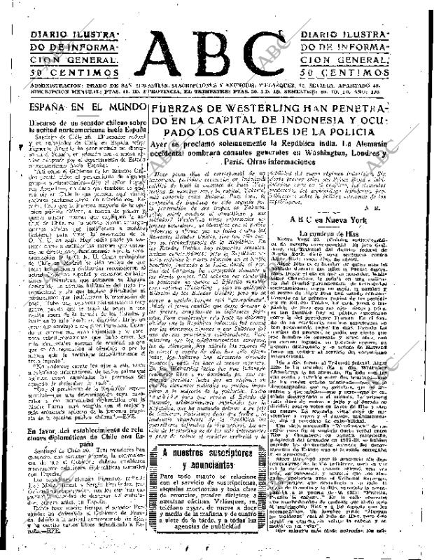 ABC SEVILLA 27-01-1950 página 3