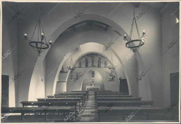 Interior de la iglesia de Gimenells, en Lérida