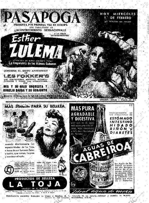 ABC MADRID 01-02-1950 página 4