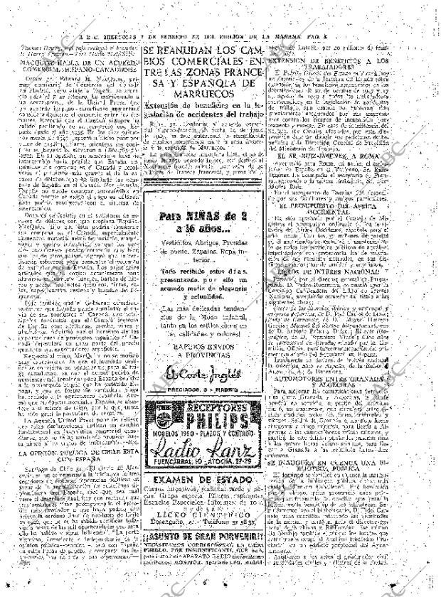 ABC MADRID 01-02-1950 página 8