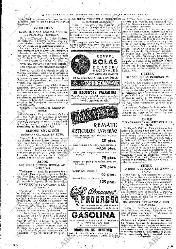 ABC MADRID 02-02-1950 página 9