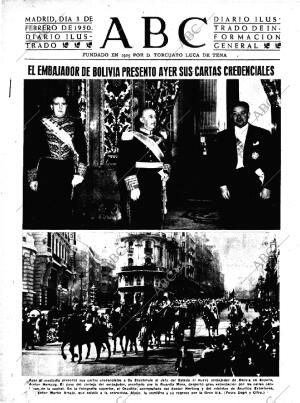 ABC MADRID 03-02-1950 página 1