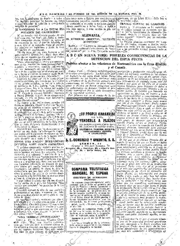 ABC MADRID 05-02-1950 página 19