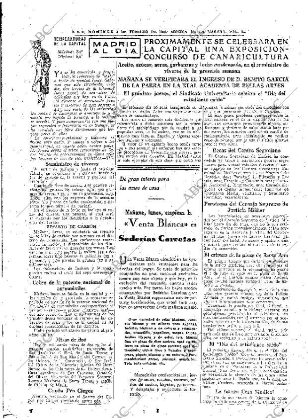 ABC MADRID 05-02-1950 página 25