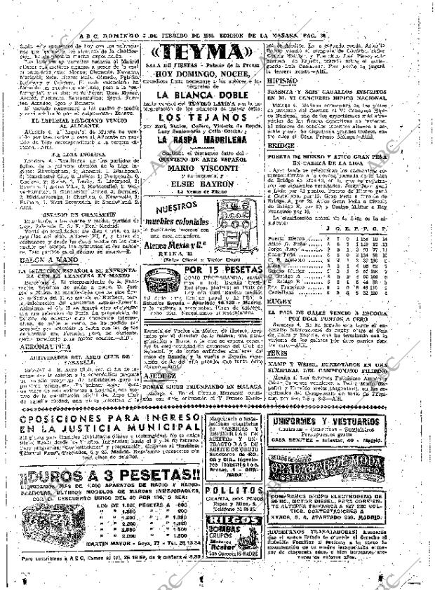 ABC MADRID 05-02-1950 página 30