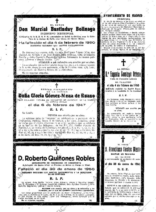 ABC MADRID 05-02-1950 página 35