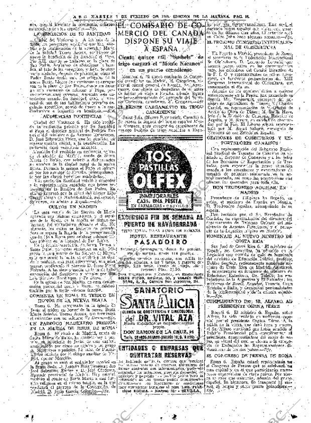 ABC MADRID 07-02-1950 página 16