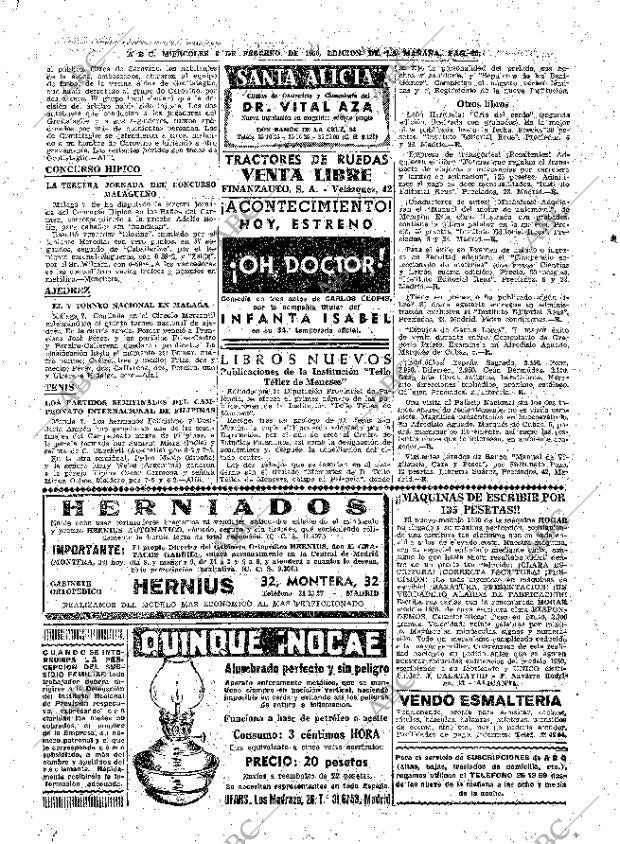 ABC MADRID 08-02-1950 página 20