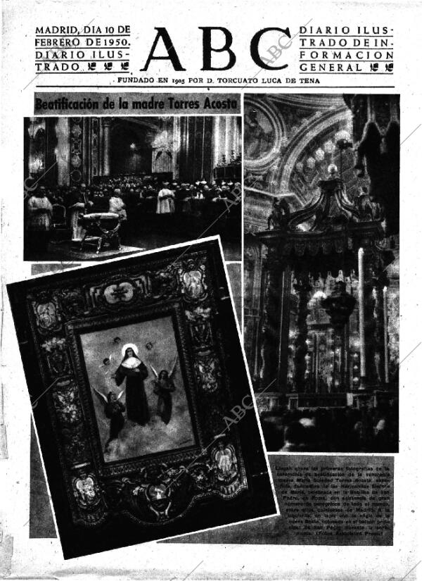 ABC MADRID 10-02-1950 página 1