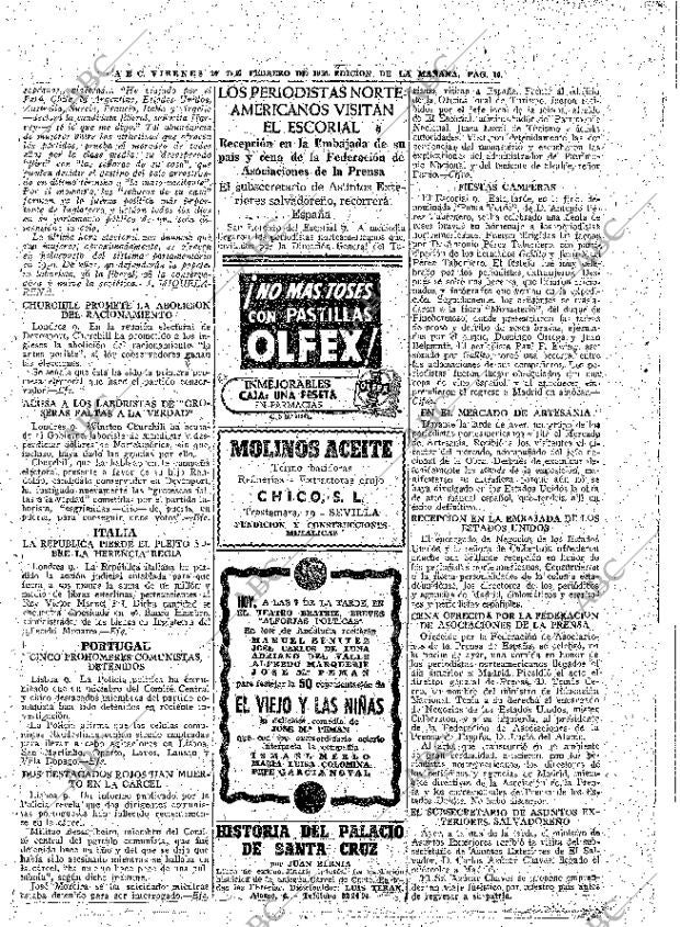 ABC MADRID 10-02-1950 página 10