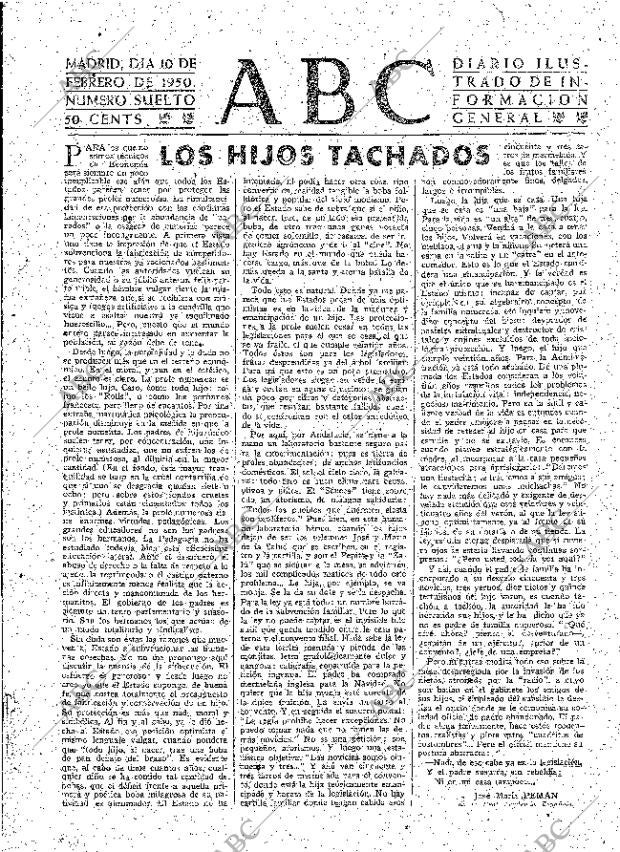 ABC MADRID 10-02-1950 página 3