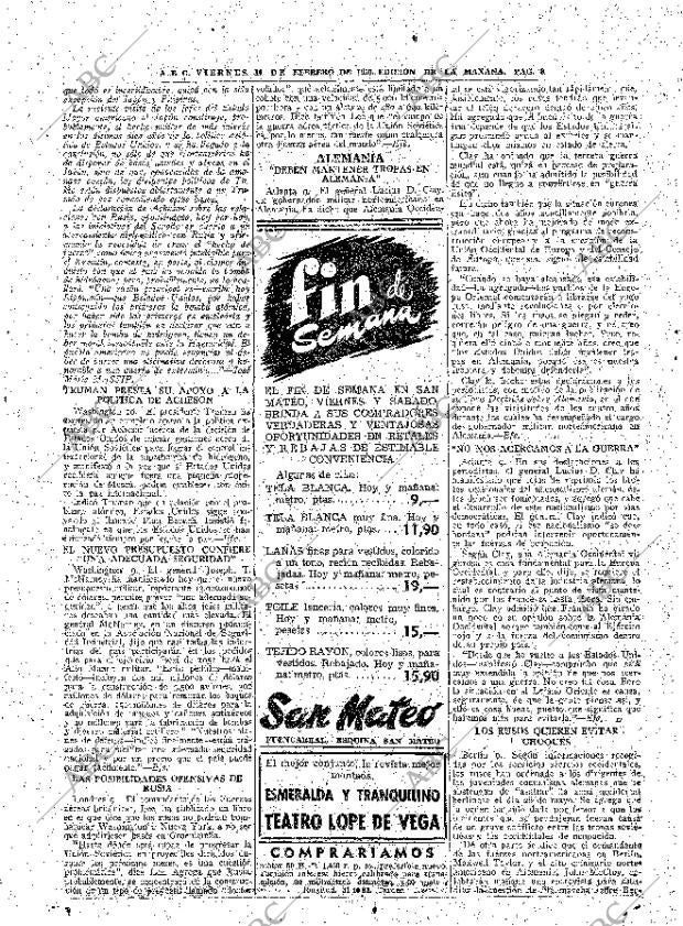 ABC MADRID 10-02-1950 página 8