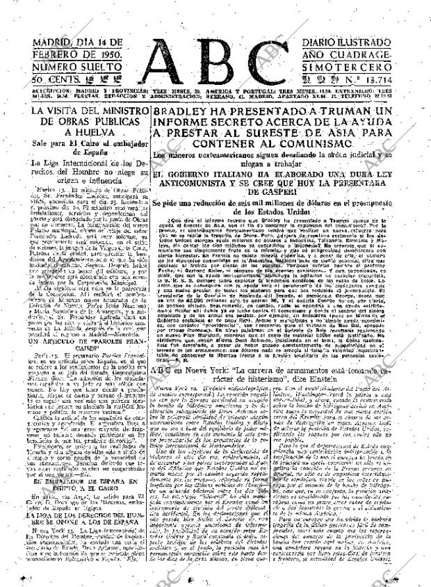 ABC MADRID 14-02-1950 página 15