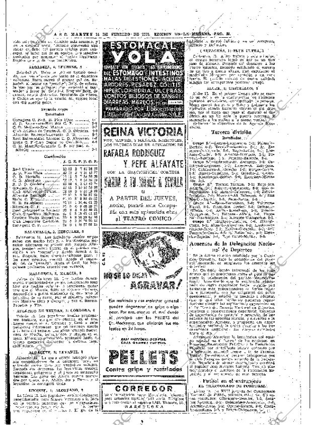 ABC MADRID 14-02-1950 página 30