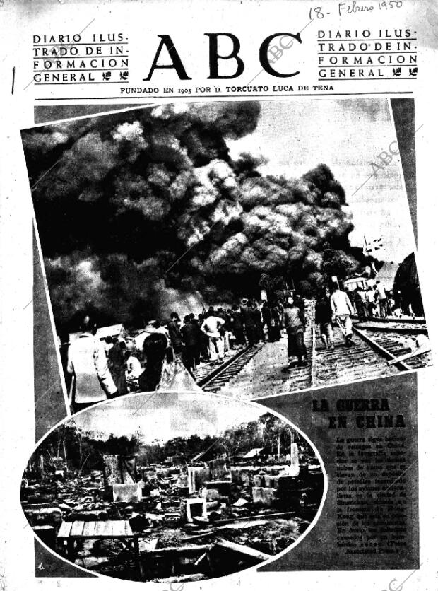 ABC MADRID 18-02-1950 página 1