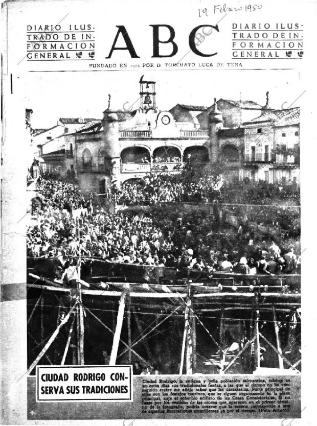 ABC MADRID 19-02-1950 página 1