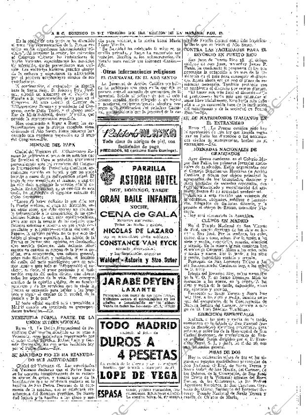 ABC MADRID 19-02-1950 página 32
