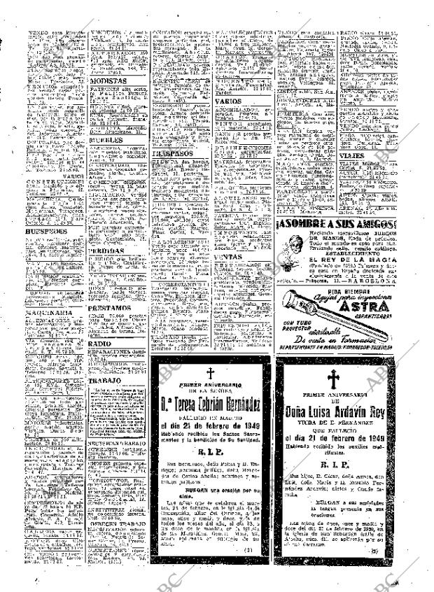 ABC MADRID 19-02-1950 página 45