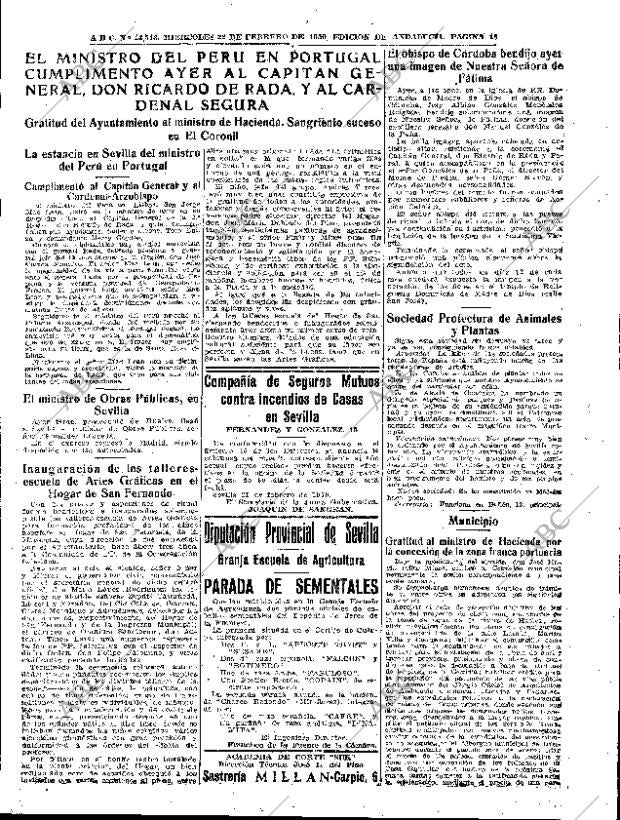 ABC SEVILLA 22-02-1950 página 11