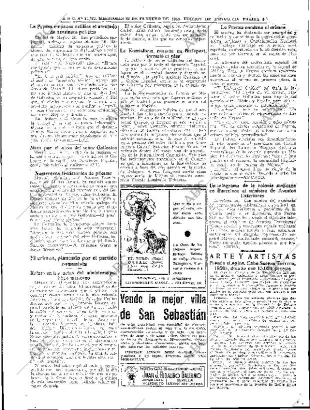 ABC SEVILLA 22-02-1950 página 6