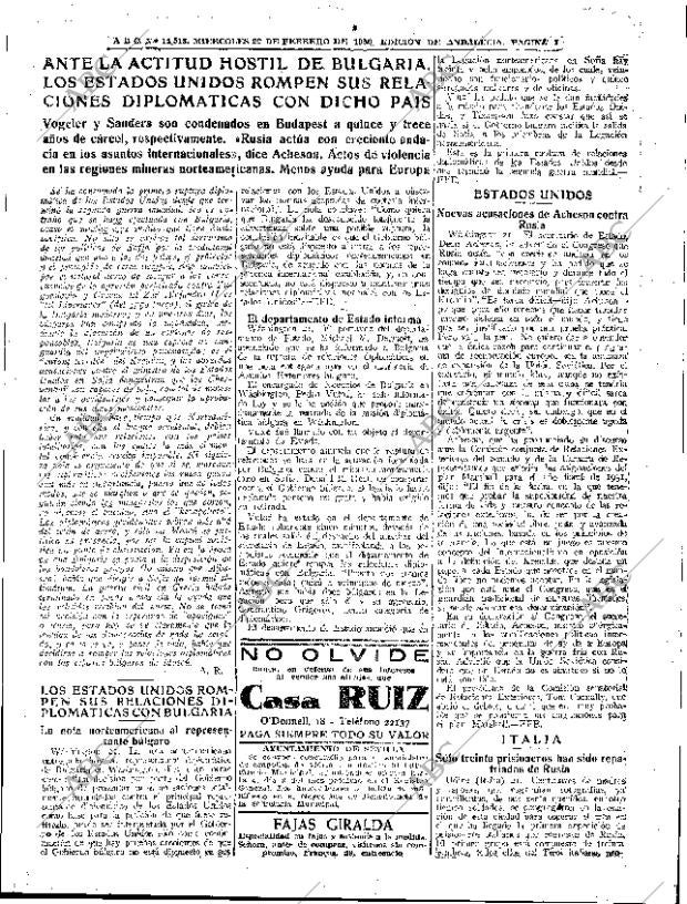 ABC SEVILLA 22-02-1950 página 7
