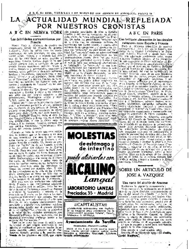 ABC SEVILLA 03-03-1950 página 11