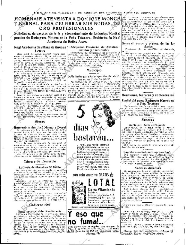 ABC SEVILLA 03-03-1950 página 13