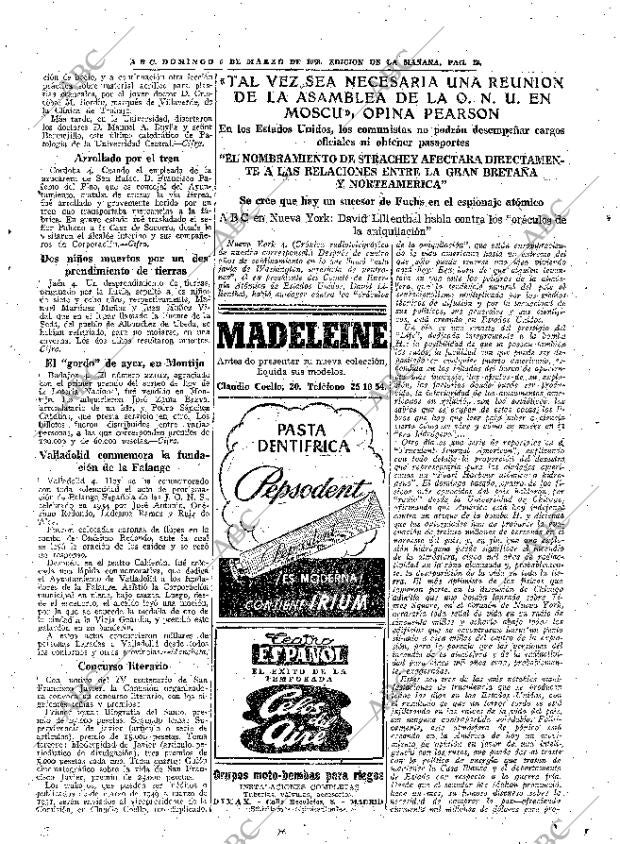 ABC MADRID 05-03-1950 página 19