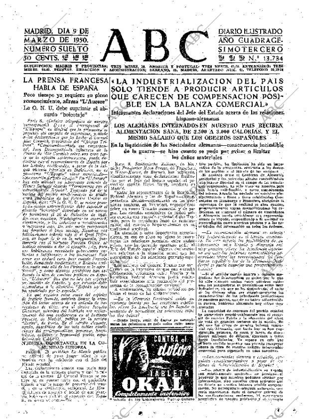 ABC MADRID 09-03-1950 página 15