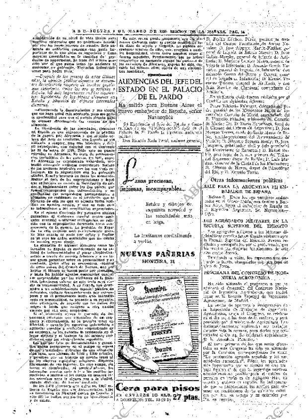 ABC MADRID 09-03-1950 página 16