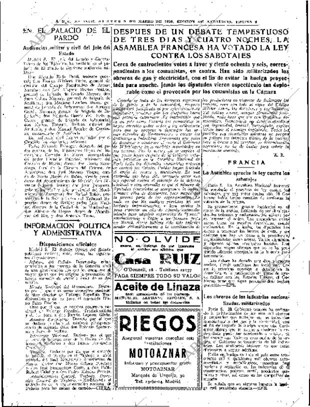 ABC SEVILLA 09-03-1950 página 9