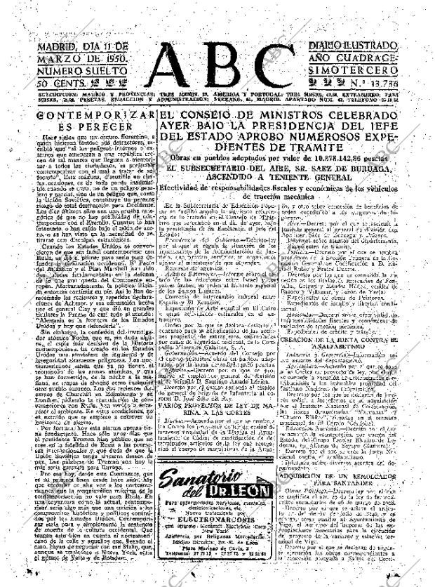 ABC MADRID 11-03-1950 página 7