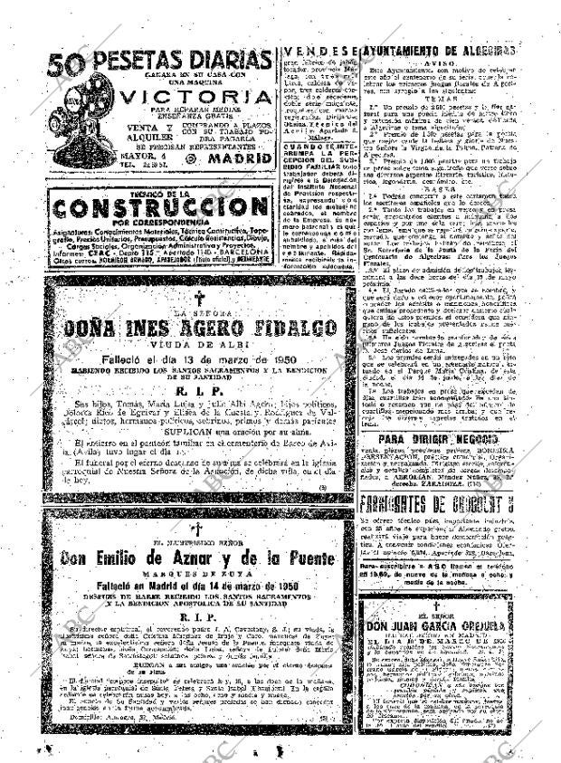 ABC MADRID 15-03-1950 página 25