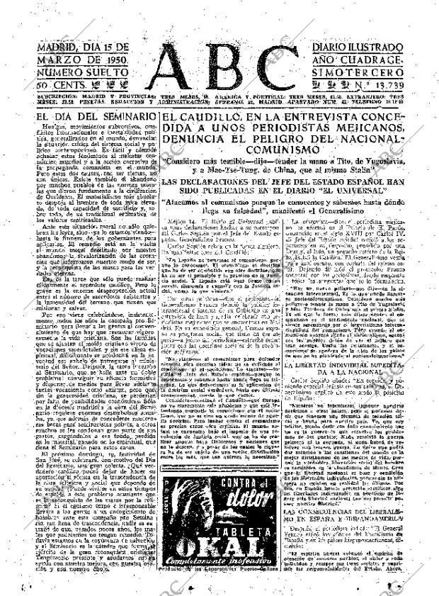 ABC MADRID 15-03-1950 página 7