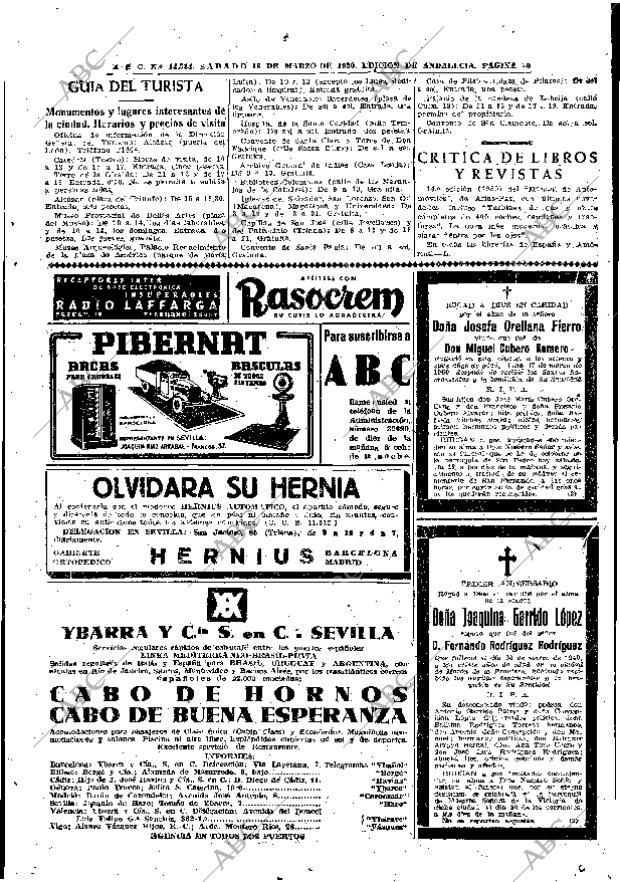 ABC SEVILLA 18-03-1950 página 15