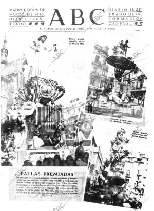 ABC MADRID 21-03-1950 página 1
