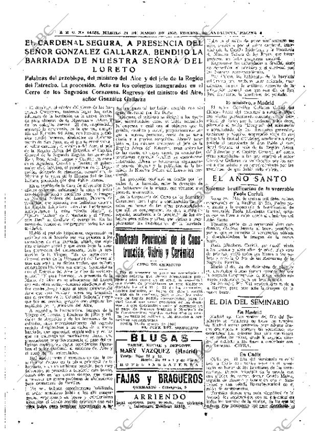 ABC SEVILLA 21-03-1950 página 4