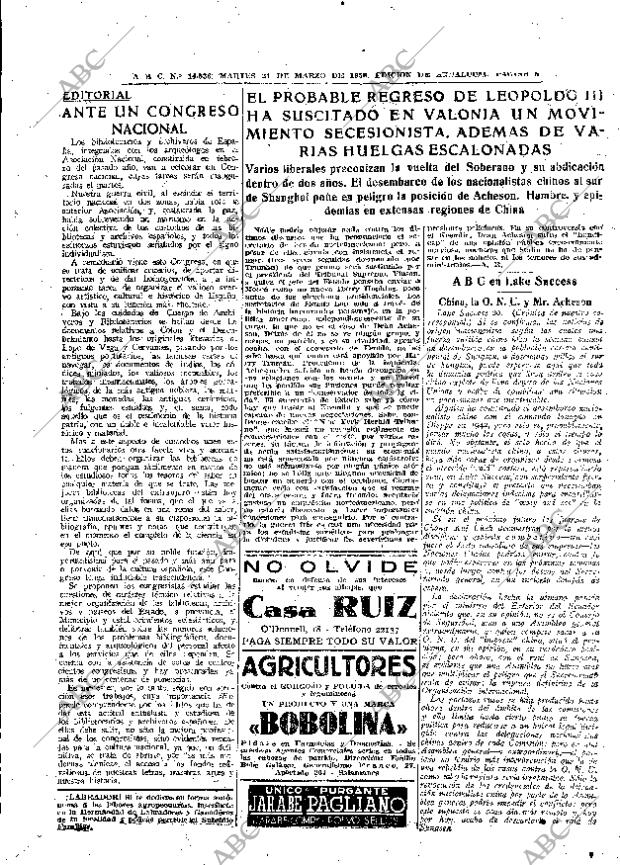 ABC SEVILLA 21-03-1950 página 5