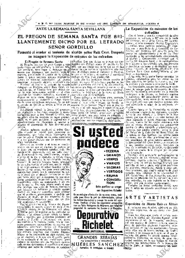 ABC SEVILLA 21-03-1950 página 9