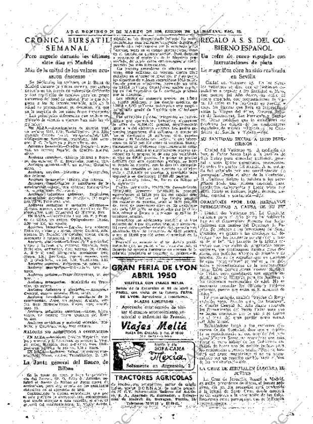 ABC MADRID 26-03-1950 página 20