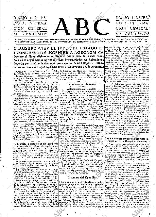 ABC SEVILLA 26-03-1950 página 15