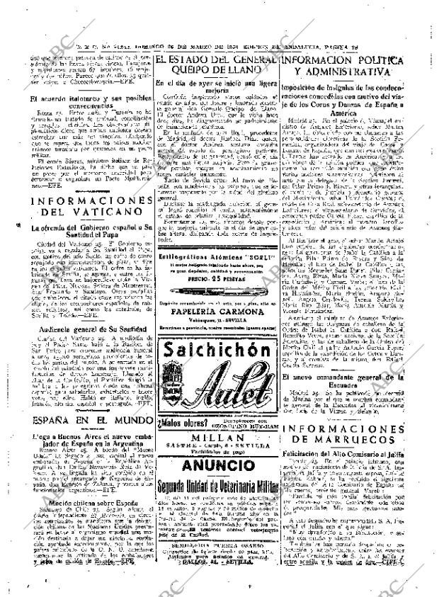 ABC SEVILLA 26-03-1950 página 18