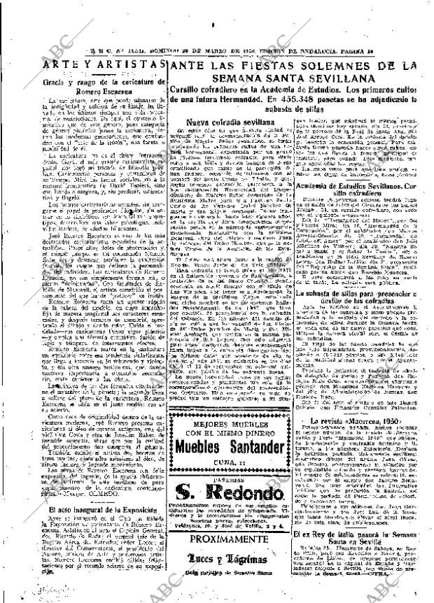 ABC SEVILLA 26-03-1950 página 19